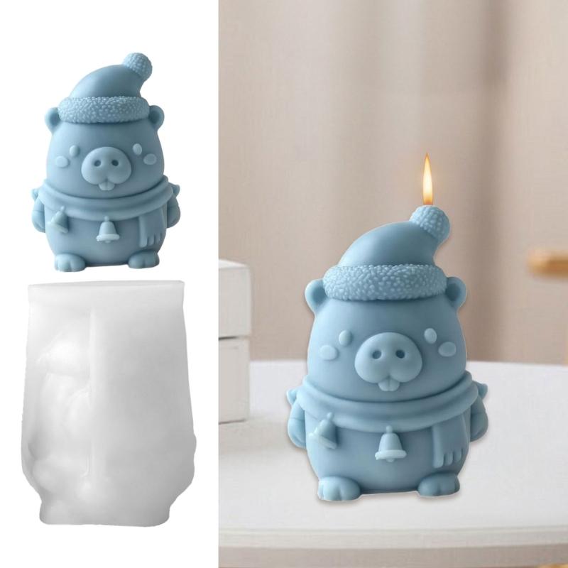 Animal Silicone Candle Molds for Making Candle Soap Epoxy Resin Craft Multipurpose Silicone Mould for Gypsum Decoration