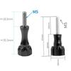 3Pcs Aluminum Thumb Knob Bolt Screw Set for Tripod Mount Cam 2 Short 1 Long Compatible with 7 6 5 4 Yi 4K Sjcam SJ4000 H9 Case