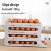 Automatic Rolling Multi-Layer Egg Storage Box for Fridge and Countertop