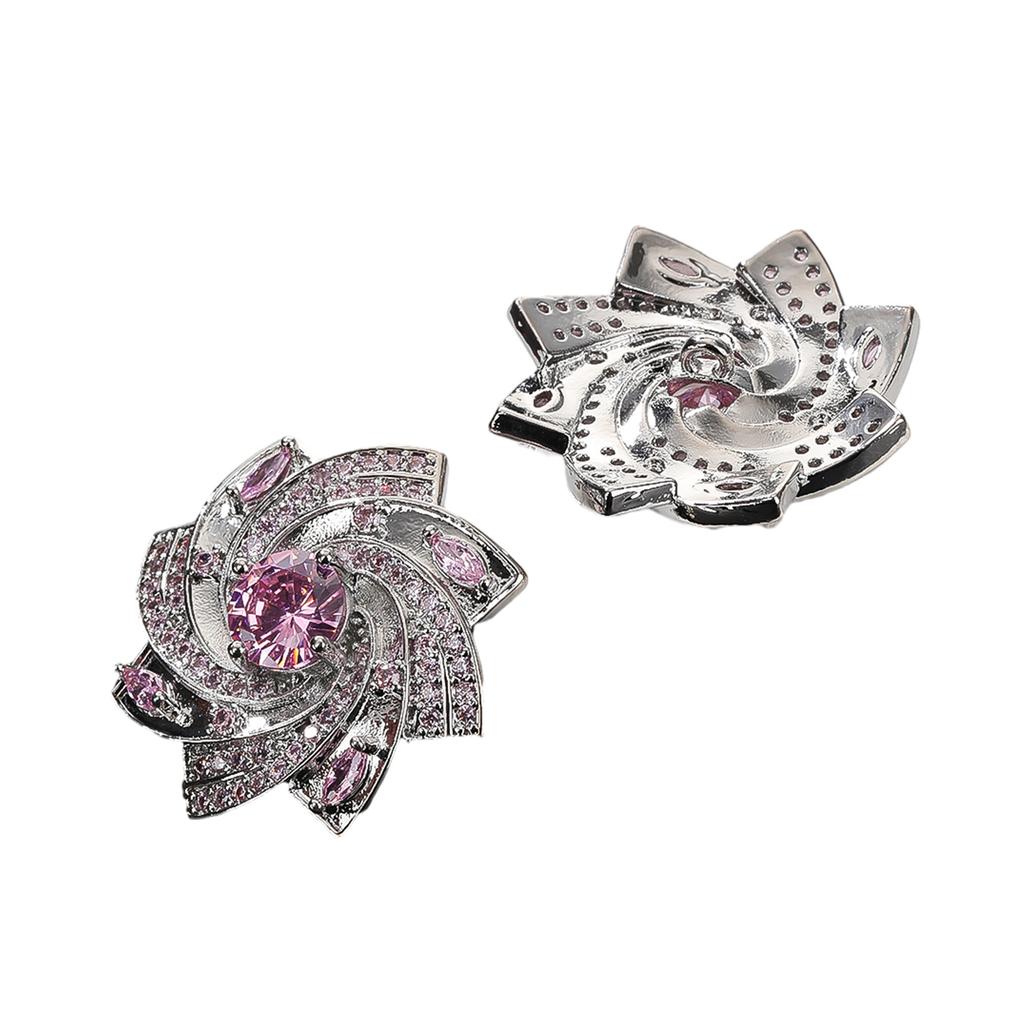 Elegant Crystal Shoe Charms for Female DIY Shoes Charms Glittering Shoe Clip Buckles Jewelry Decorations Shoes Add On