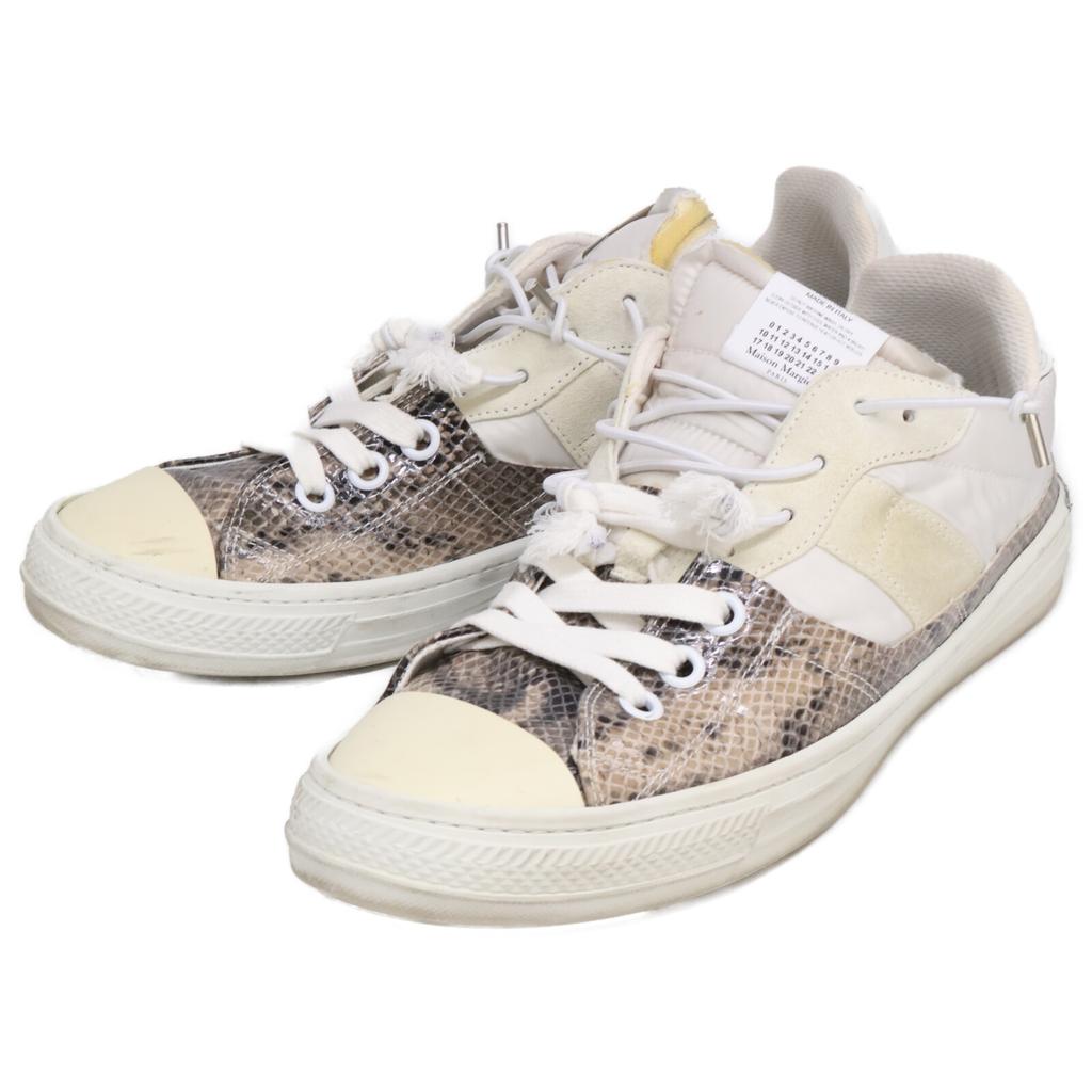 Maison Margiela Evolution Python Switch Reconstruction Sneakers/ Shoes 42 White / greyUsed