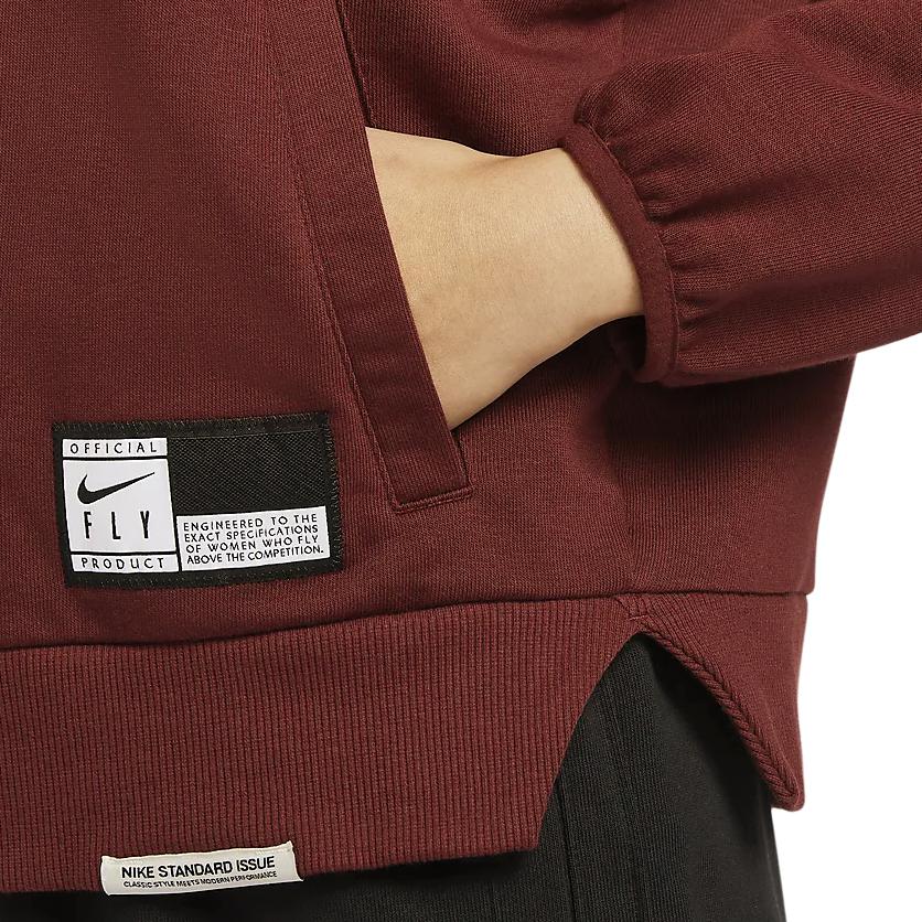 Nike Swoosh Fly Sweatshirt Women's Dark Team Red