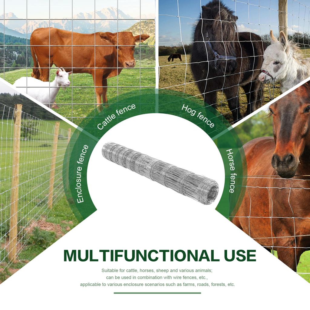 Galvanized Poultry Breeding Fence Chicken Wire Mesh Fence Hardware Cloth for Yard Garden and Animal Chicken Coop Protection