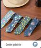 Luxury Men's Jacquard Christmas Tie - High-end Polyester Fashion