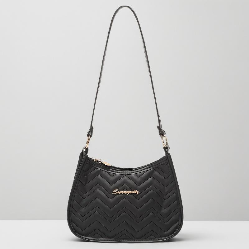 Women's Synthetic Leather Crossbody Bag Adjustable Shoulder Strap & Wrist Strap, Zipper Closure Casual & Professional Use, Casual Shoulder Bag