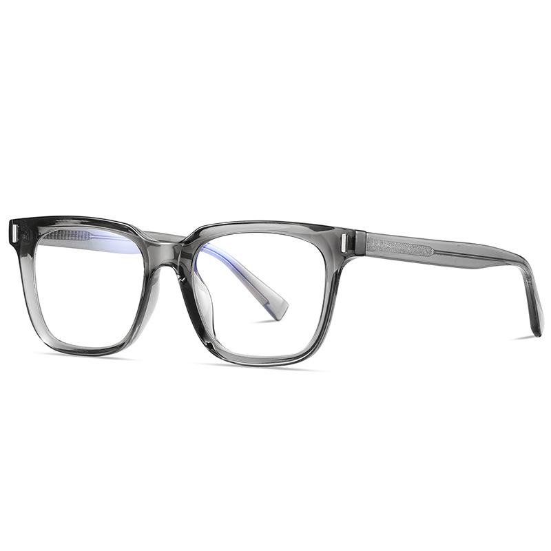 TR90 Acetate Men Square Glasses Frame Women Anti Blue Light Glasses Trend Style Unisex Transparent Optical Eyewear