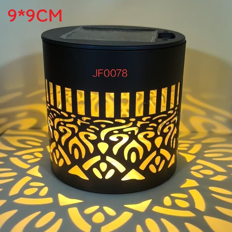 Vintage Outdoor Solar Lanterns With Led Light For Garden Lawn Decor