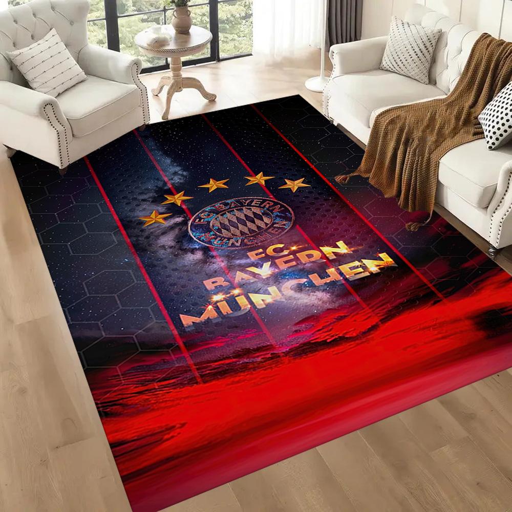 Bayern Munich Floor Rug Office Rug Perfect for Bedrooms Balcony Game Room Entryway Antislip Carpet Decorate Offices