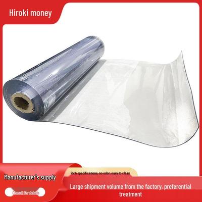 PVC Transparente Rutschfeste Tischmatte - Weiche Glas-Kristallfolie