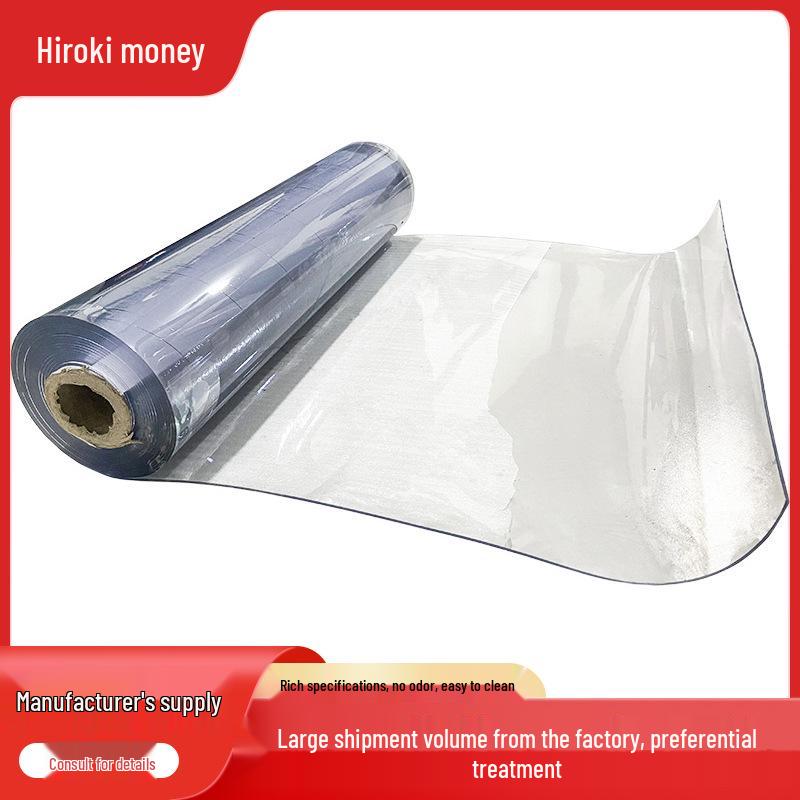 Прозрачный нескользящий ПВХ коврик для стола - Мягкое стекло Кристаллическая пленка