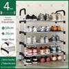 Slim Multi-Tier Shoe Rack for Entryway or Dorm