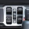 Carbon Fiber Window Control Switch Button Cover Trim For Jeep Wrangler JL JT 18+