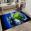 Green Monster Christmas Spirit Carpet, Chair Rug,Rug for Office Bedroom Living Rooms, Doormat Decor Fan Gift Christmas Gift