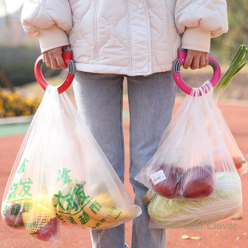 1 Bucată Suport de Sac Autoblocant cu O Mână Pentru Cumpărături Alimentare - Prindere Convenabilă și Sigură Pentru Transport Ușor