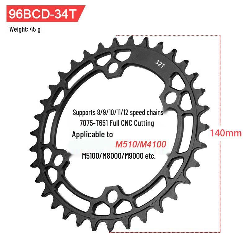 Lishi Mountain Bike 96BCD Chainring 32T