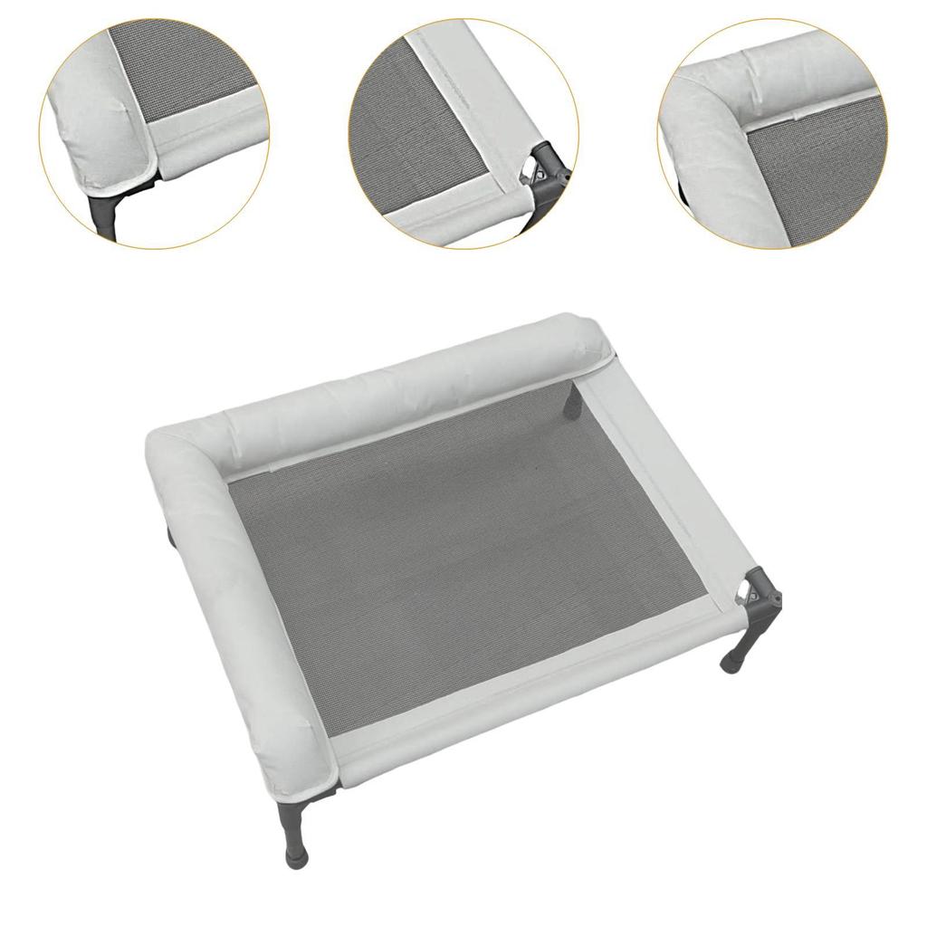 Cooling Elevated Cat Bed Dog Couch Comfortable Breathable Wear Resistant Portable Raised Pet Cot