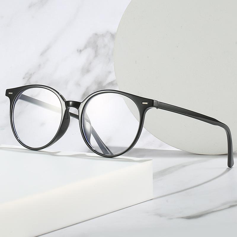 Bao Ge Glasses "Farewell Beauty" Plain Glasses | Retro Round Frame Modified Face Flat Light Plain Artifact