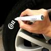 12pcs/set White Waterproof Rubber Permanent Paint Marker Pen Car Tyre Tread Environmental Tire Painting