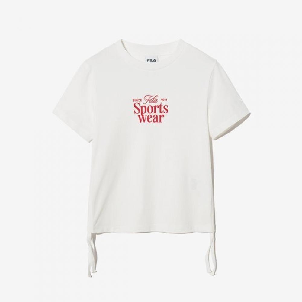 Fila Graphic Shirring T shirT OWH/W95