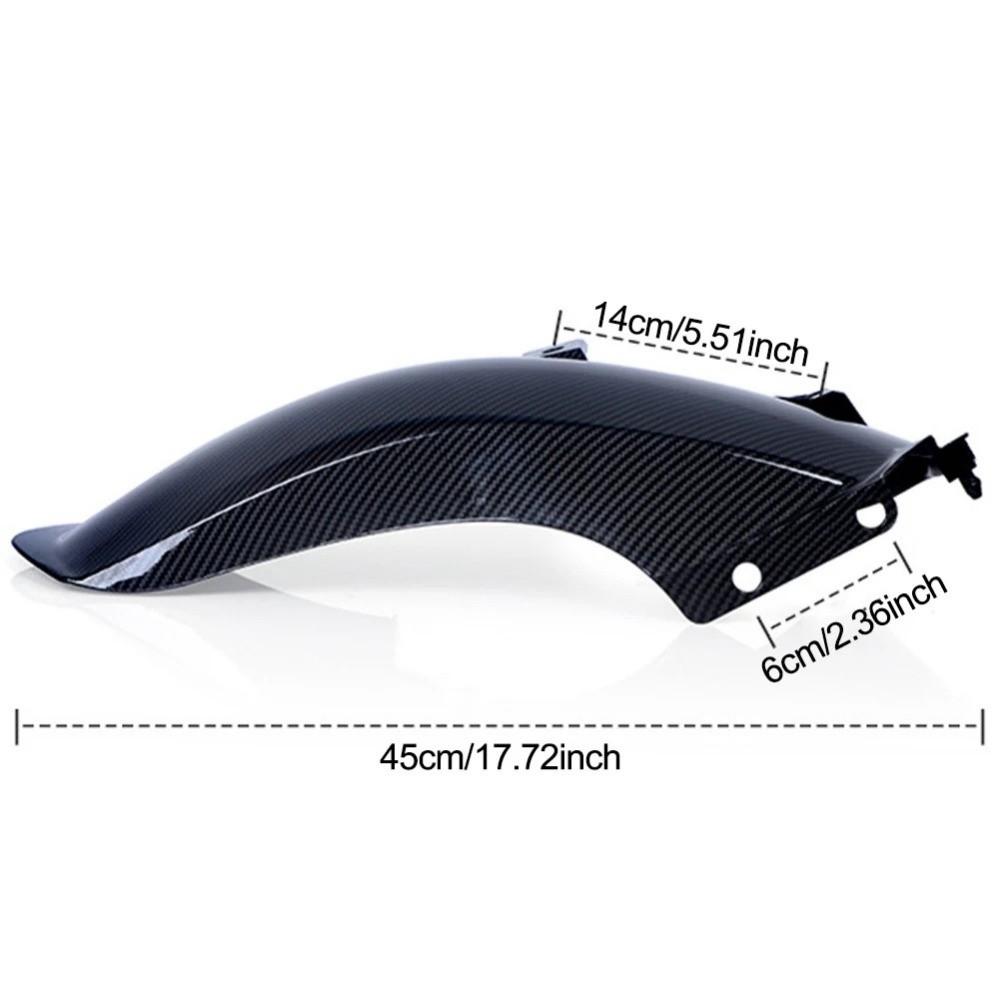 Plastic Motorcycle Mudguard Matte Black Extension Rear Carbon Fiber Splash Pad Protection Cover for PCX160/ADV160