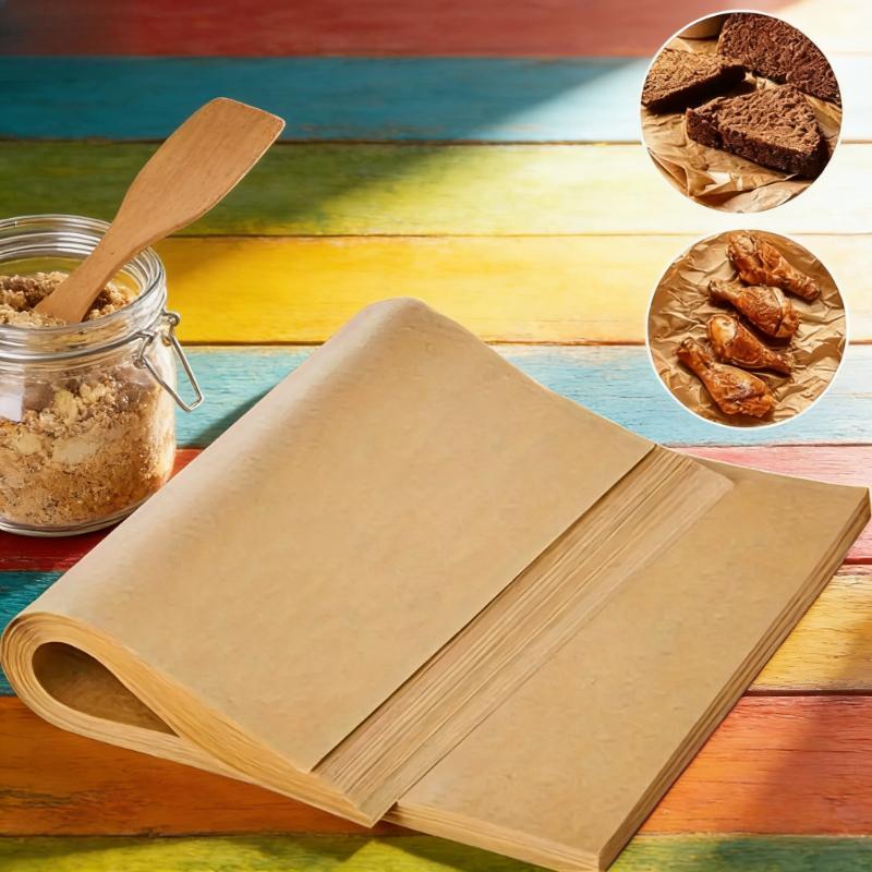 Blätter Hochwertiges Backpapier | Geeignet zum Backen, für Brot, Hähnchen, Bratpfannen und Dämpfen | Hitzebeständig bis 425°F