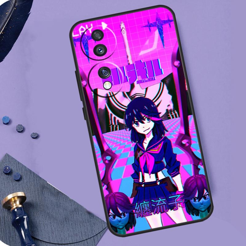 Anime Vaporwave Glitch Phone Case For Honor 90 Lite 70 50 Magic 5 6 Pro X6 X7 X8 X9 X6a X7a X8a X9a X9b X8b Cover