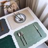 Embossed Texture Placemat Placemat, Waterproof Heat Resistant Dinner Table Mats, Non-Slip Spill Decorative Kitchen for Dining