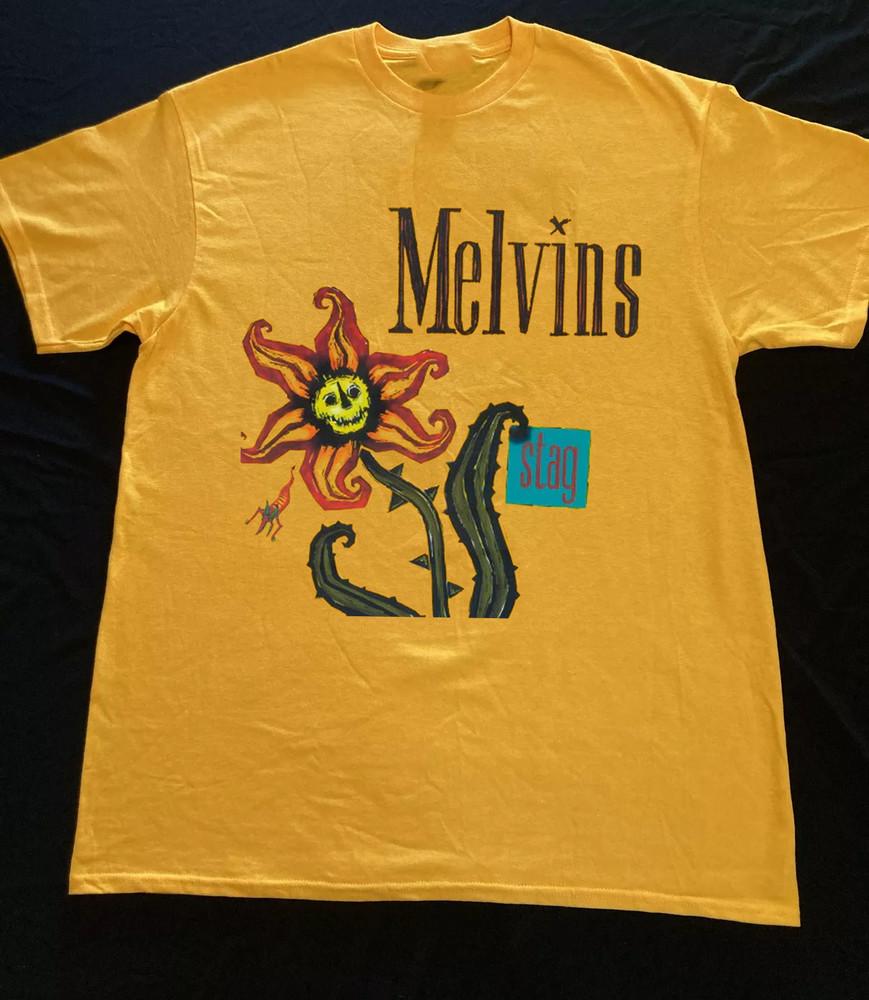 

Металлическая футболка унисекс Melvins Band Stag Золотой цвет Полный размер S-5XL L