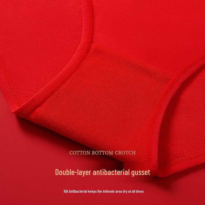 Women's Red Zodiac Lucky Cotton Briefs & Socks Gift Set