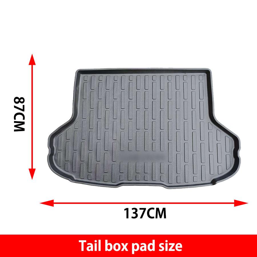 Durable Waterproof Eco-friendly TPE Trunk Mat for 2023-2025 Toyota Yaris Interior Upgrade