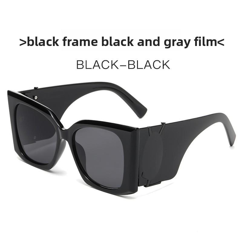 Elegant Butterfly Style Sunglasses With Uv Protection For Casual Wear Black Gray