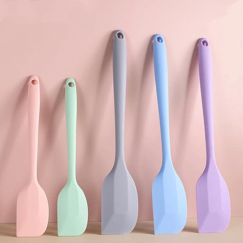 Food Grade Spatula Silicone Spatula Cream Scraper Stirring Knife  Butter Pastry Blenders Salad Mixer  Kitchen Tool Baking Tools