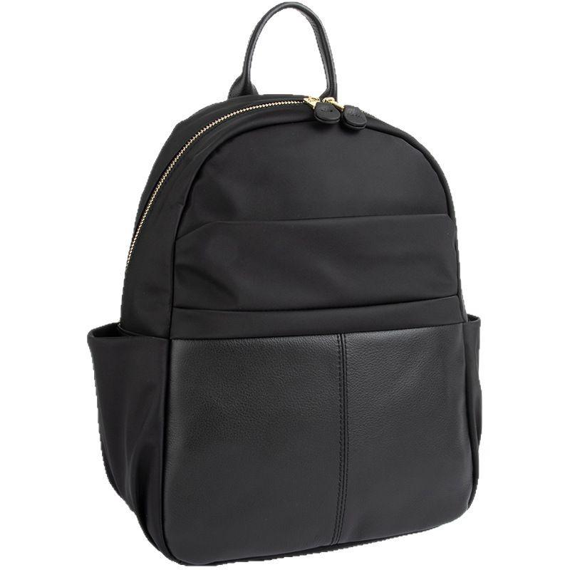 Trendy and Fashionable Leather Backpack for Ladies, Simple and Casual Student Book Bag, Top-grain Leather Backpack with A High-end Feel