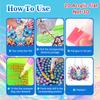 4Pcs 2D Flat DIY Special Shape Rhinestone Diamond Art Window Pendants Diamond Painting Kits Wall Decor for Home & Windows