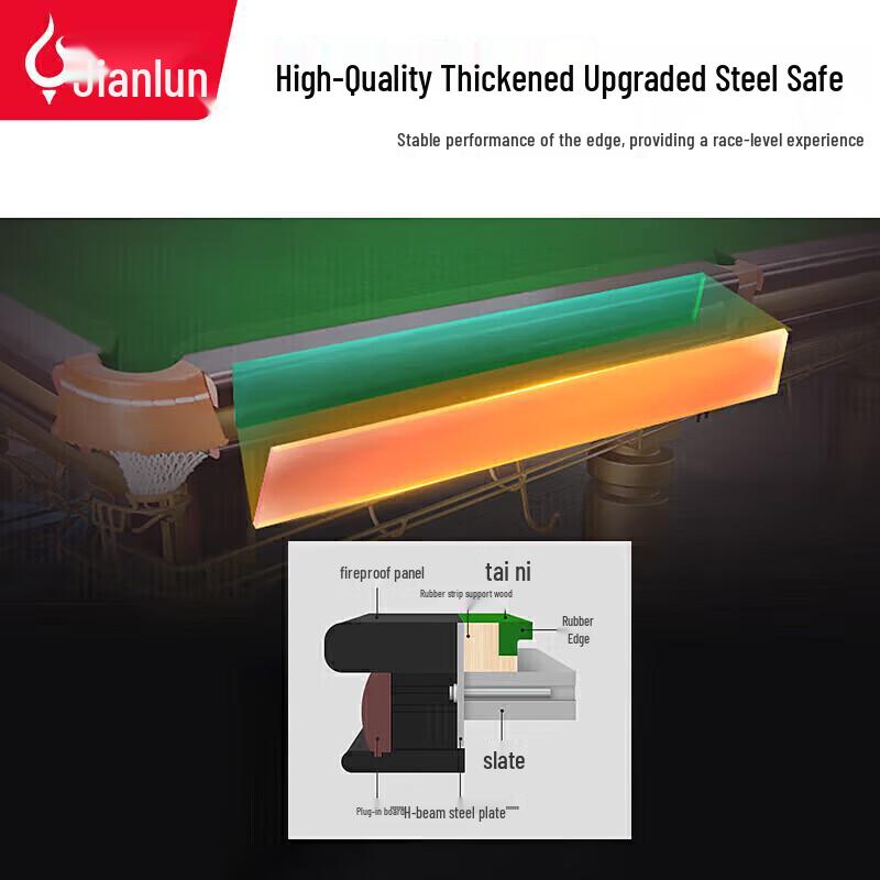 Jianlun Adult Home Chinese 8-Ball Pool Table