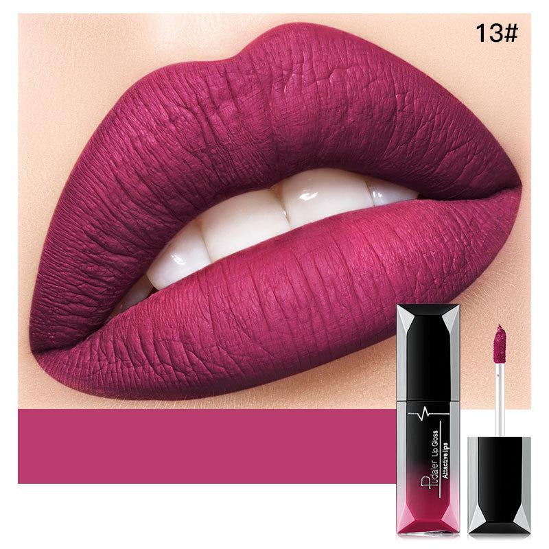 Pudaier Long Lasting Liquid Lipstick Waterproof Matte Velvet Lip Gloss Make Up