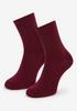 Merino Wool Non-binding Socks Art.1319 Burgundy Cerber SKARPETY BEZUC. FROM MERINO WOOL. MEN Art.1319 Burgundy 45-47