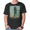 Unisex Crew Neck T-Shirt The Birth Graphic Short Sleeve Casual Tee
