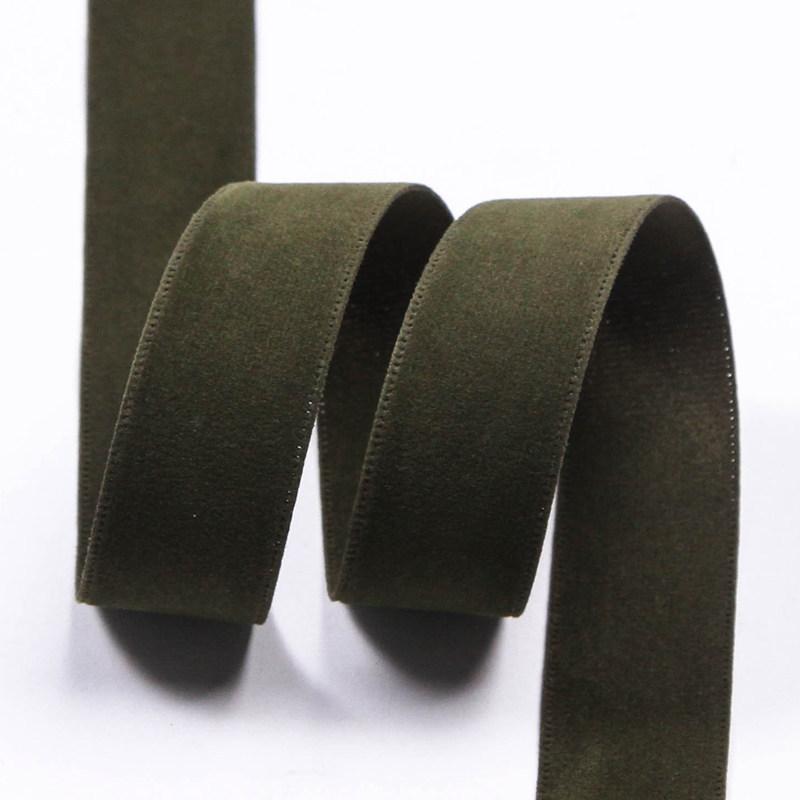 Nastro scamosciato double face 25/38 mm Nastro di velluto tinta unita per cucito abbigliamento DIY Fiocchi per capelli Decorazione cappelli Accessori per artigianato Fornitura