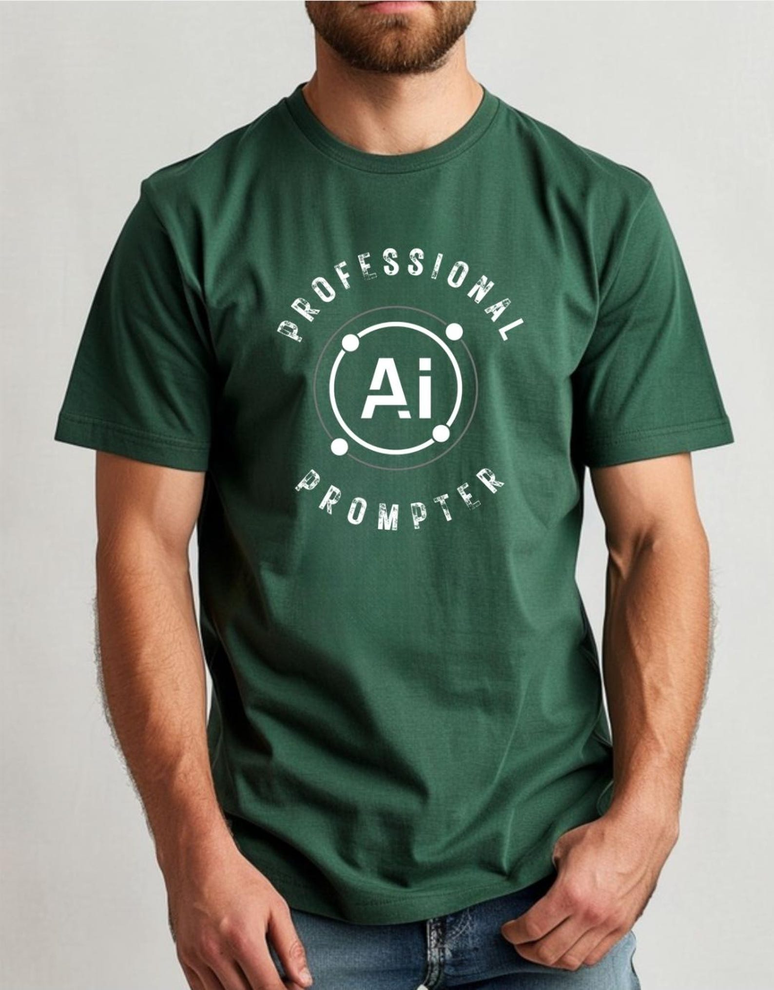 Professional AI Prompter Shirt, Prompt Engineer T-Shirt, AI Prompting Graphic Tee, ChatGPT User Shirt, Artificial Intelligence Gift S