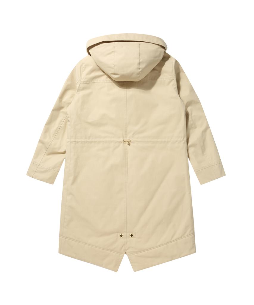 Solew Boa Fleece Hooded Field Parka_Ivory