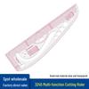 Multifunctional Cutting and Grading Ruler for Fashion Design and Pattern Making