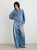 [Miesloe] High-Form Cocoon Denim MWFP261030 Women's BLU 0