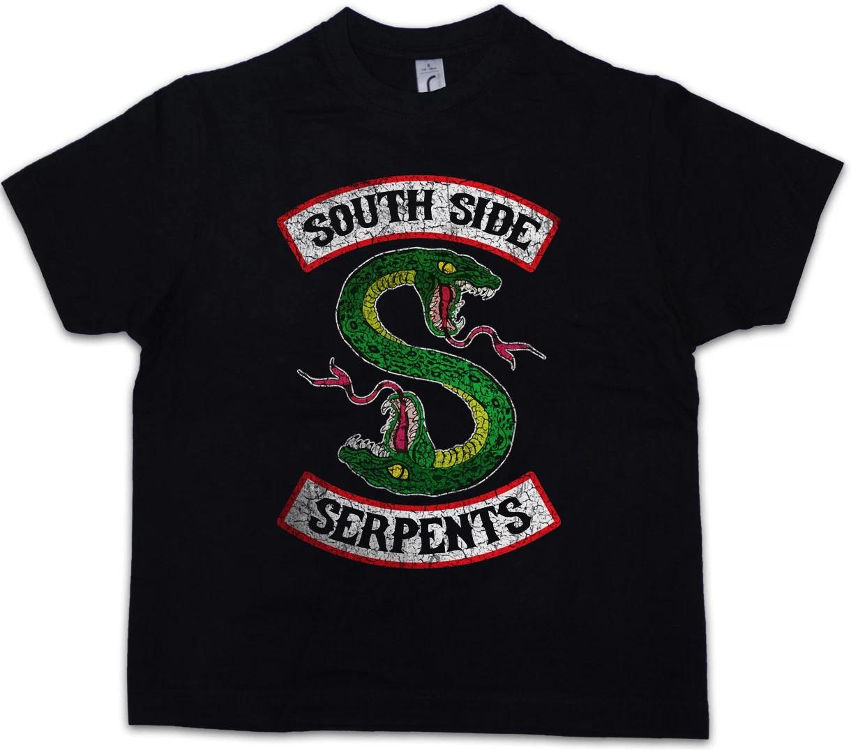 Детская футболка South Side Serpents для мальчиков Арчи Змея Байкерский MC Клуб Ривердейл FP 160