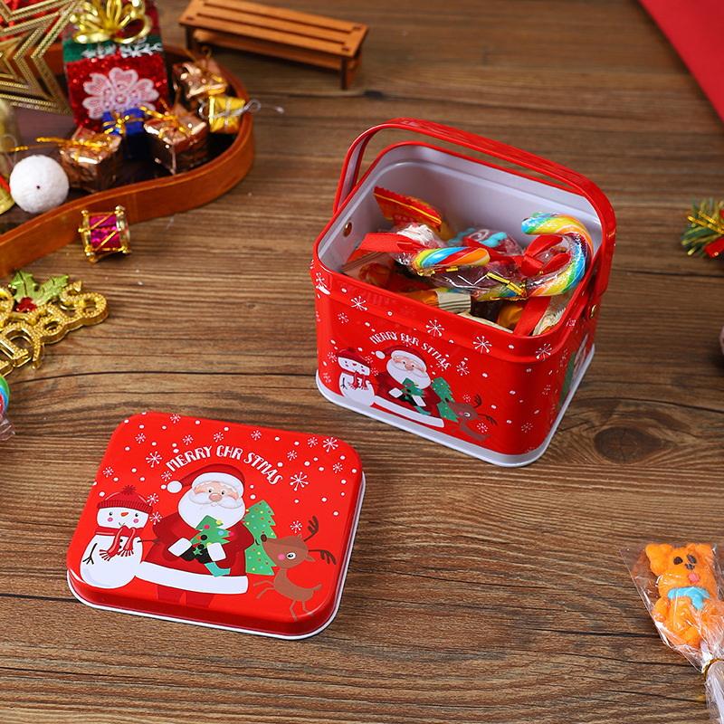 Caixa de Presente de Natal, Caixa de Biscoitos, Doces e Chocolates, Caixa de Presente Requintada para Véspera de Natal, Decoração de Casa e Suprimentos para Festas