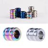 Lightweight Outdoor Titanium Alloy Beads Camping Knife Flashlight Gadgets  EDC Multi Tools