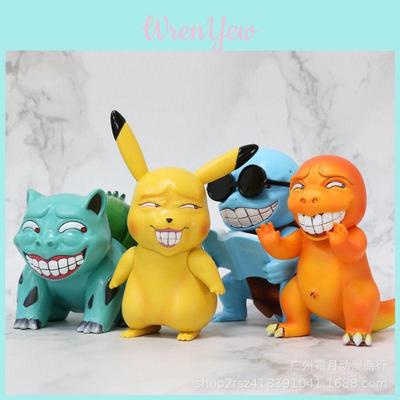 Colorful And Vibrant Pokémon Dolls For Car And Desktop Decorations
