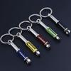 Creative Metal Car Accessories: Shock Absorber Keychain & Suspension Pendant Ring