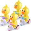 Popular Press Duck Toy Car Animal Shaped Plastic Material Inertial Forward Cartoon Toy