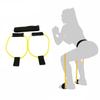 Non-Slip Strength Bands Padded Cuffs Booty Belt Portable Exercise Cord  Fitness